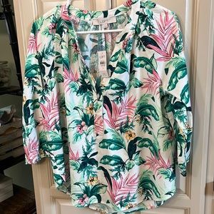 Loft floral tunic top